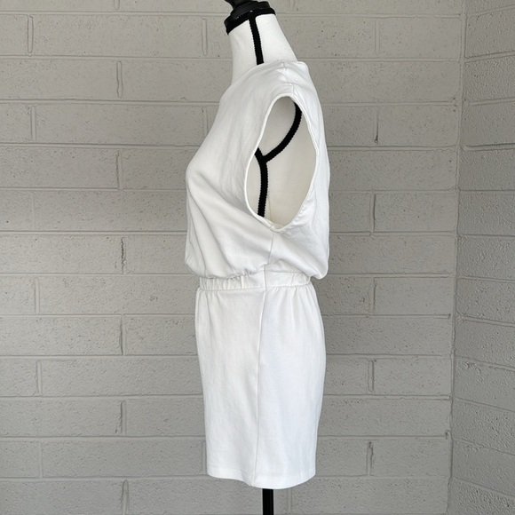 Zara White Cotten Blend Romper, M - Picture 5 of 15